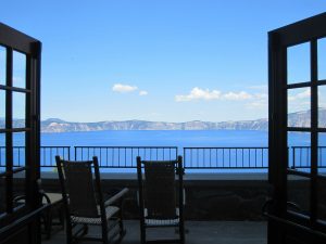 terrasse face à la mer